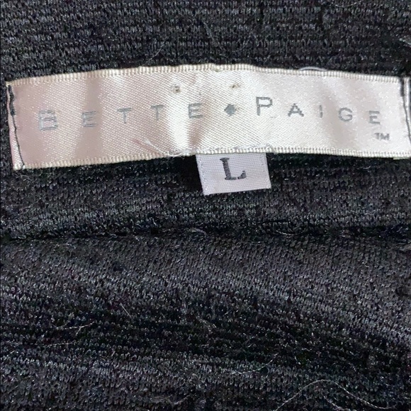 Bette Paige Vintage long sleeve black-front tie cardigan - Picture 7 of 8